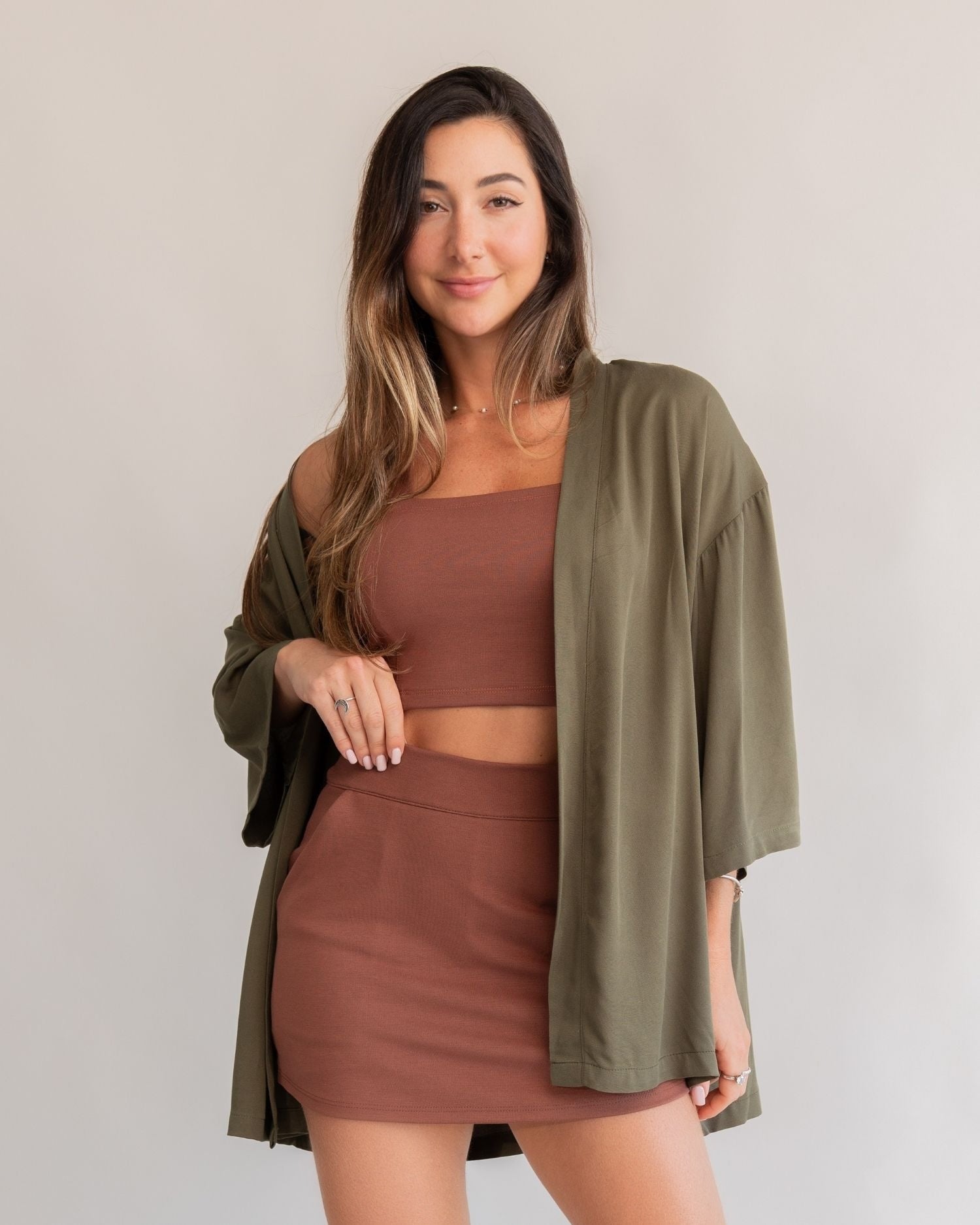 Kimono Verde Militar