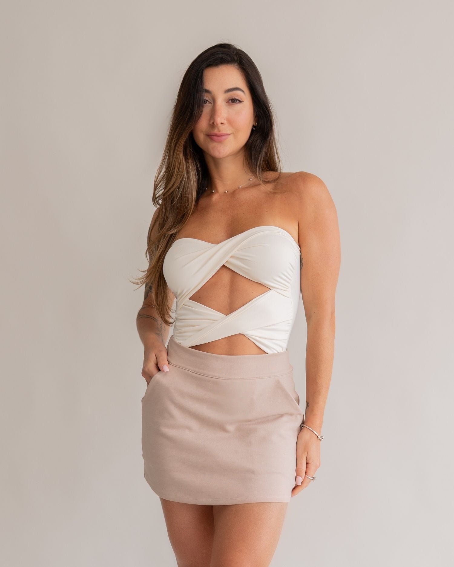 Body Recortes Off-White