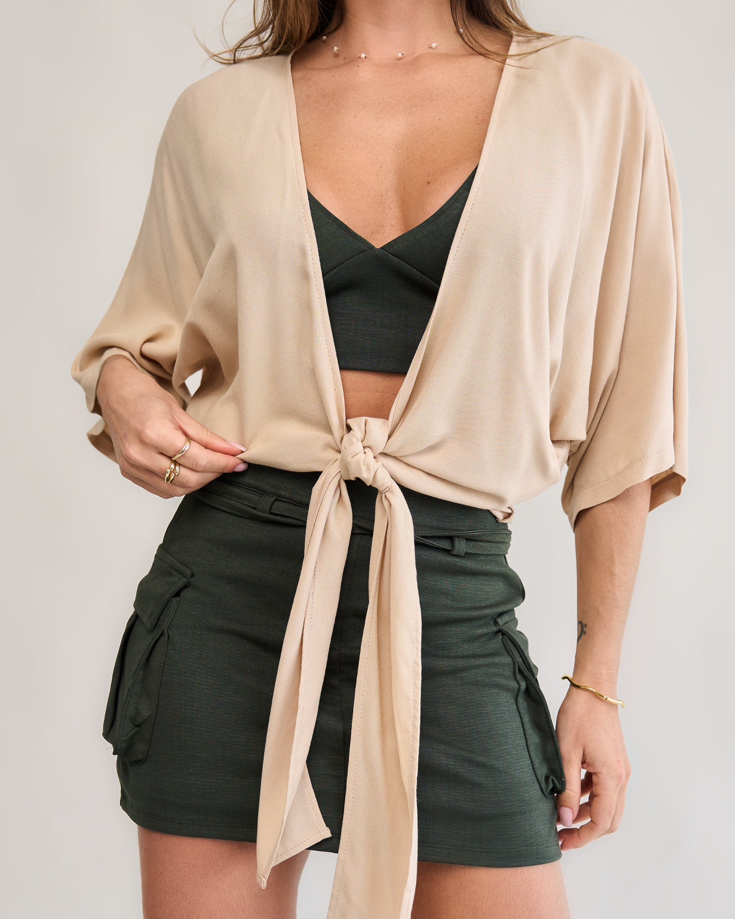 Top Bliss Verde Militar