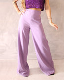 Calça Recortes Lilás