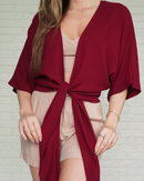 Camisa Amarração Cereja