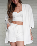 Short Viscose Off-White