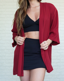 Short Saia Bliss Preto (saia atrás)