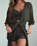 Camisa Amarração Verde Militar