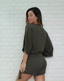 Camisa Amarração Verde Militar