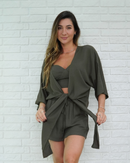 Camisa Amarração Verde Militar