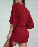 Camisa Amarração Vinho