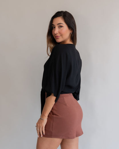 Camisa Amarração Preta