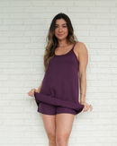 Macaquinho Vestido Açaí