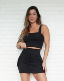 Short Saia Cargo Preto