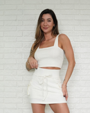Short Saia Cargo Off-White