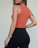 Regata Básica Poliamida Terra Cota