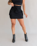 Short Saia Cargo Preto