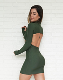 Vestido Siena Verde Militar