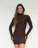 Vestido Siena Marrom