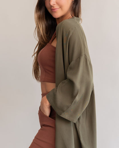 Kimono Verde Militar