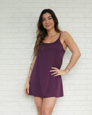 Macaquinho Vestido Açaí