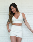Short Saia Bliss Off-White (saia atrás)