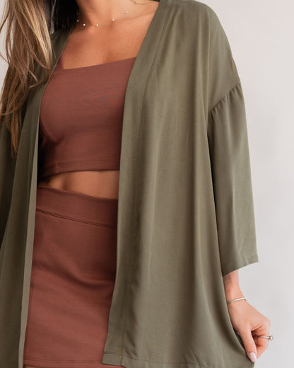 Kimono Verde Militar