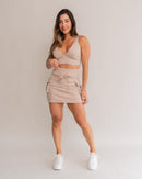 Short Saia Cargo Areia