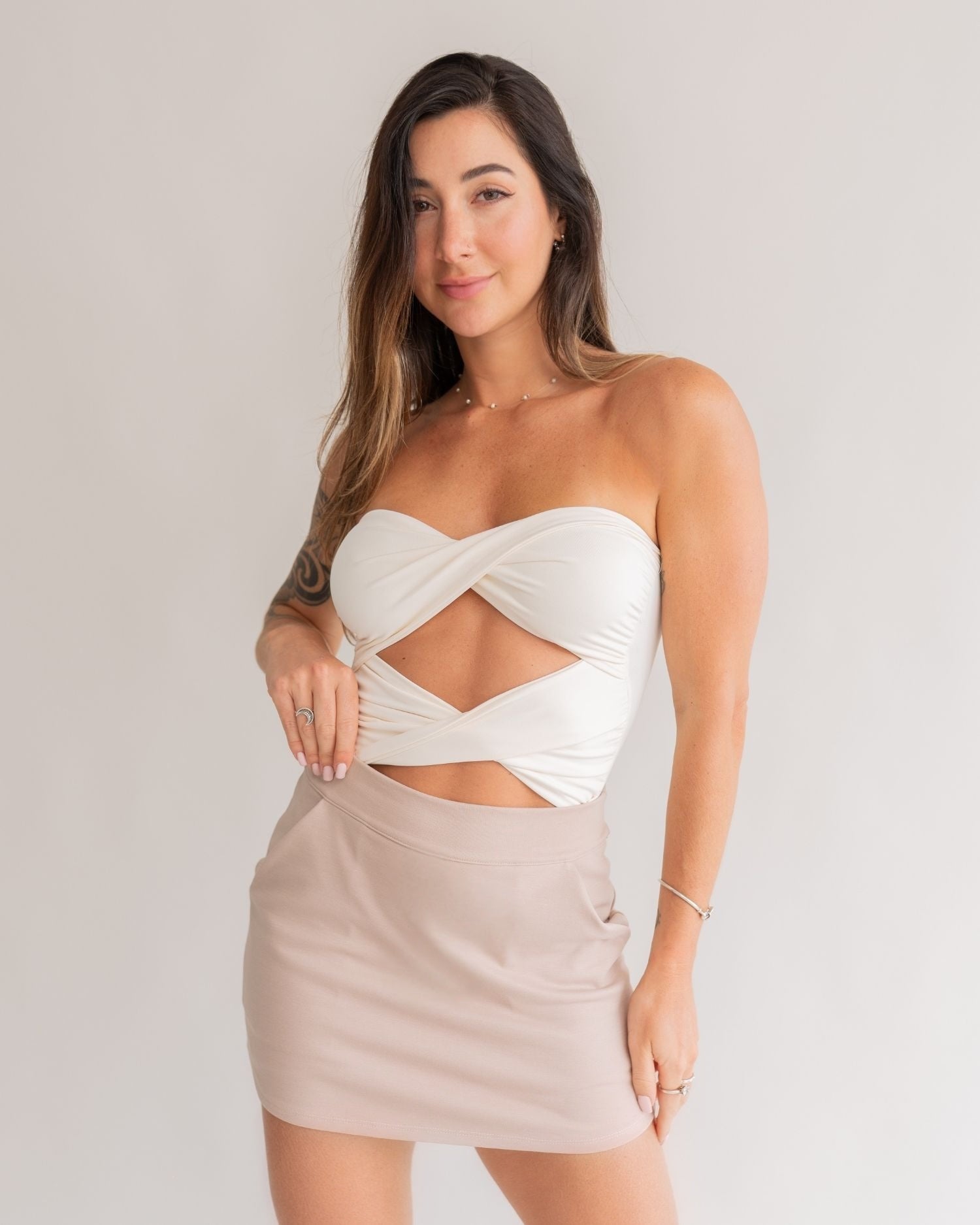 Body Recortes Off-White