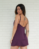 Macaquinho Vestido Açaí