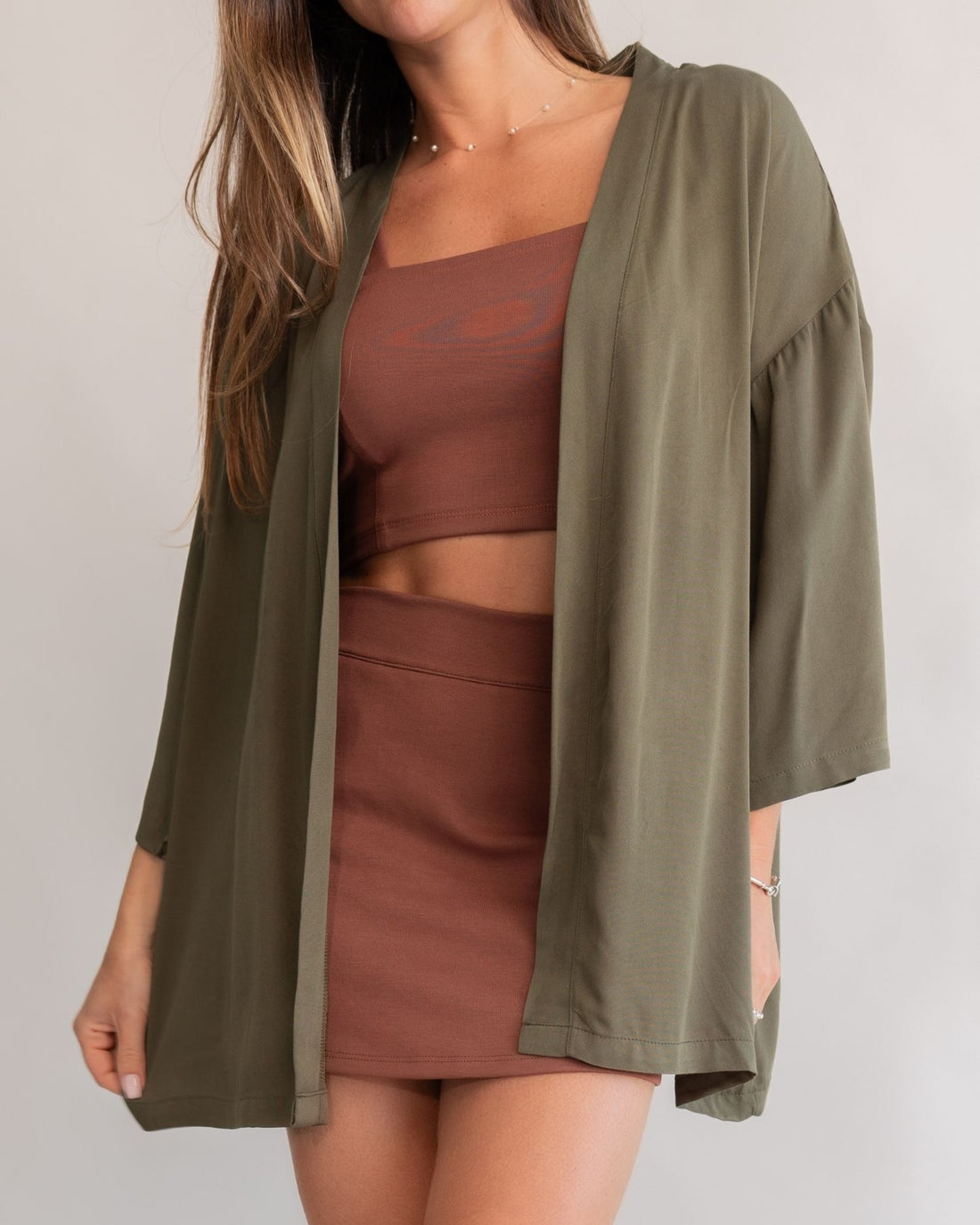 Kimono Verde Militar