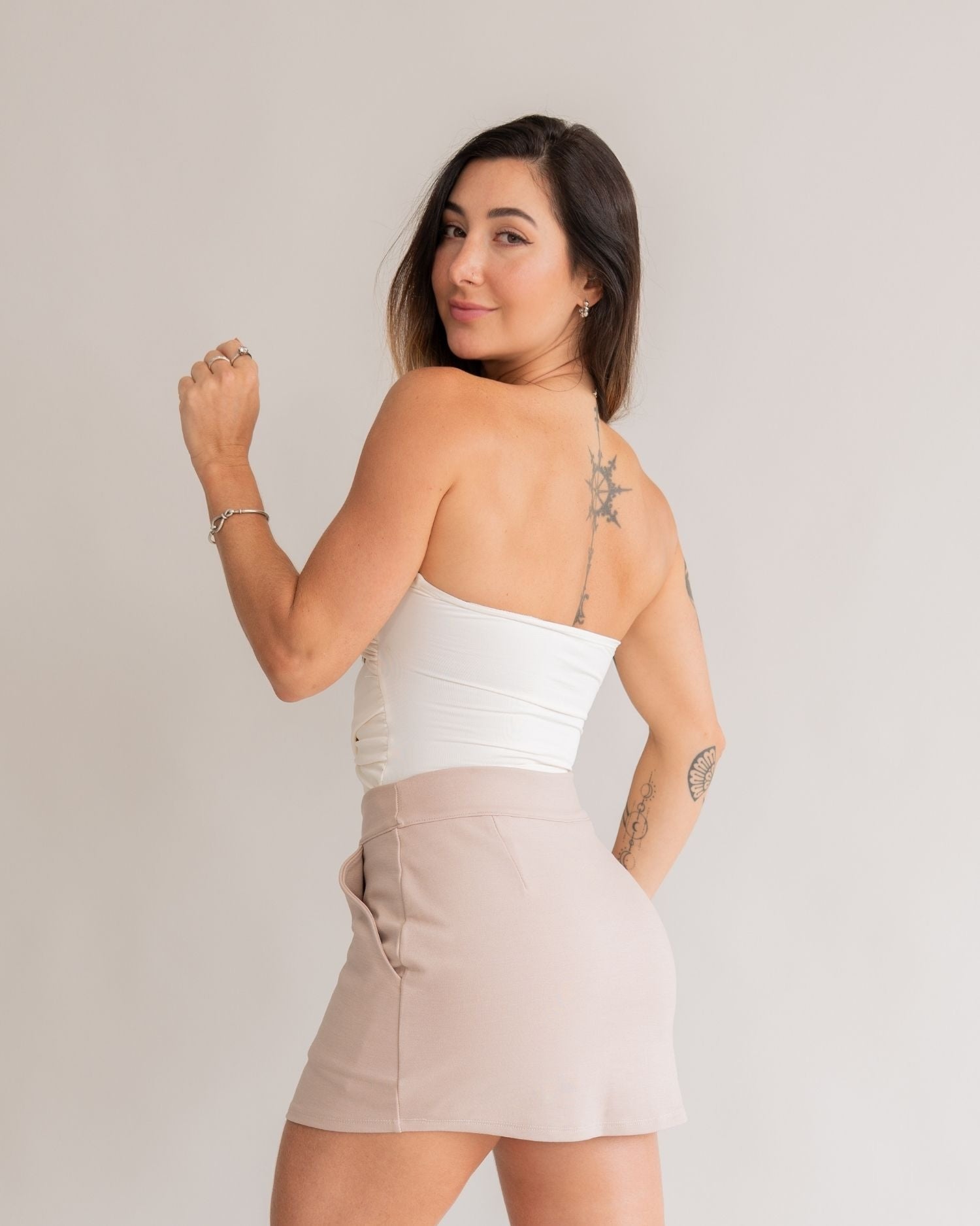 Body Recortes Off-White