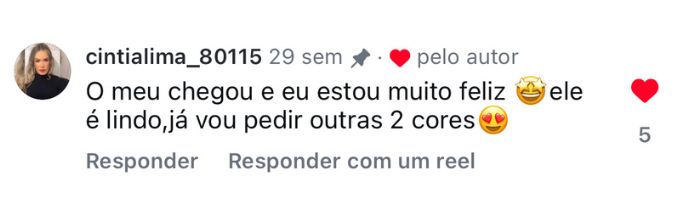 Depoimento de cliente