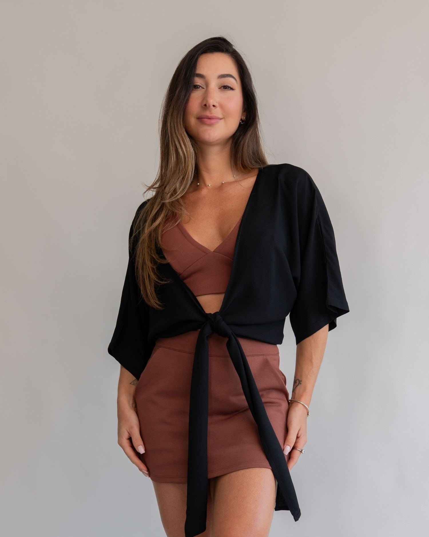 Camisa Amarração Preta