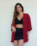 Short Saia Bliss Preto (saia atrás)