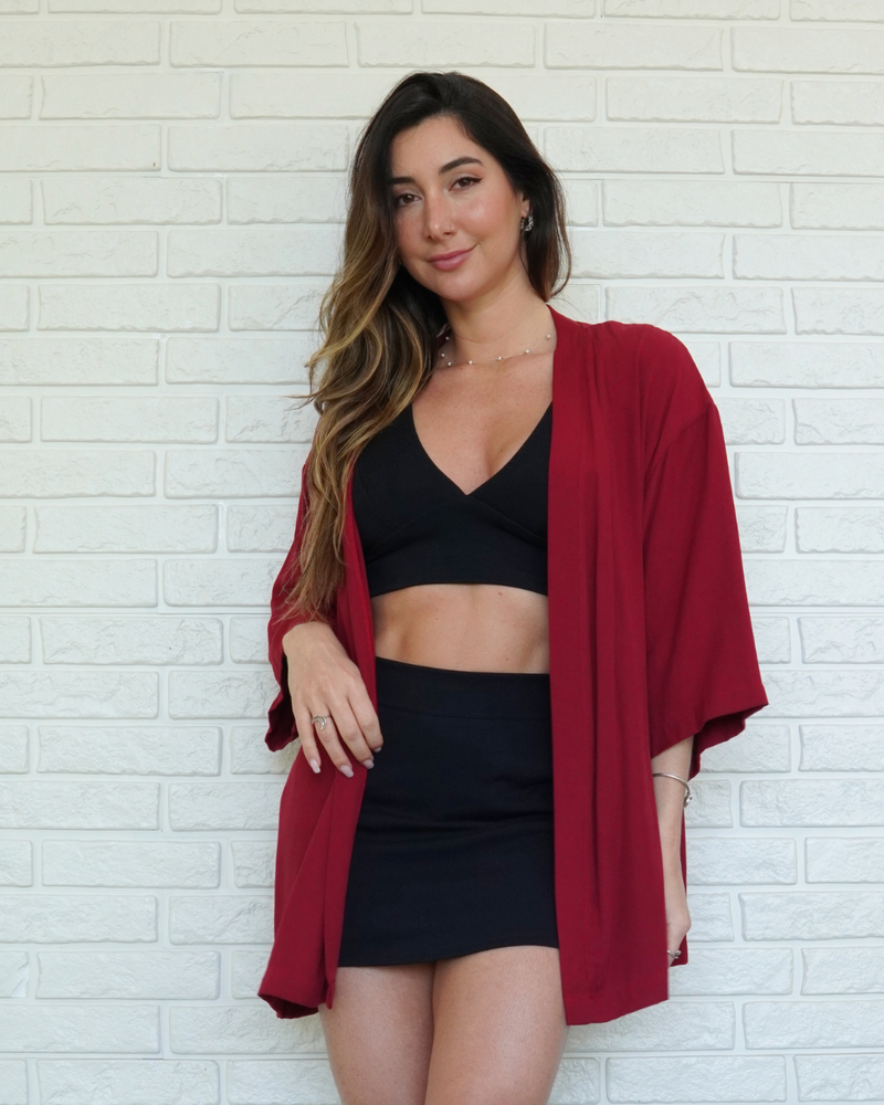 Short Saia Bliss Preto (saia atrás)