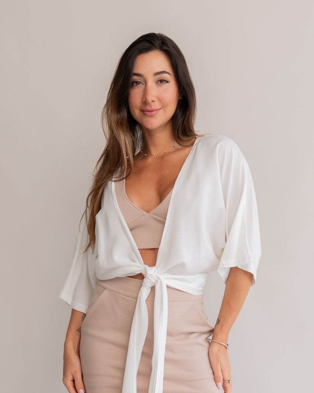 Camisa Amarração Off-White