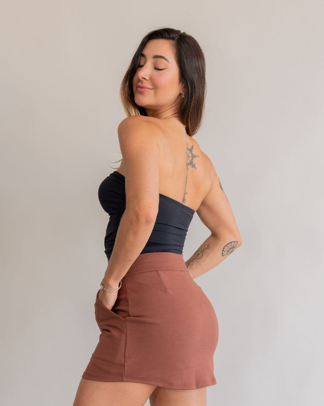 Body Recortes Preto
