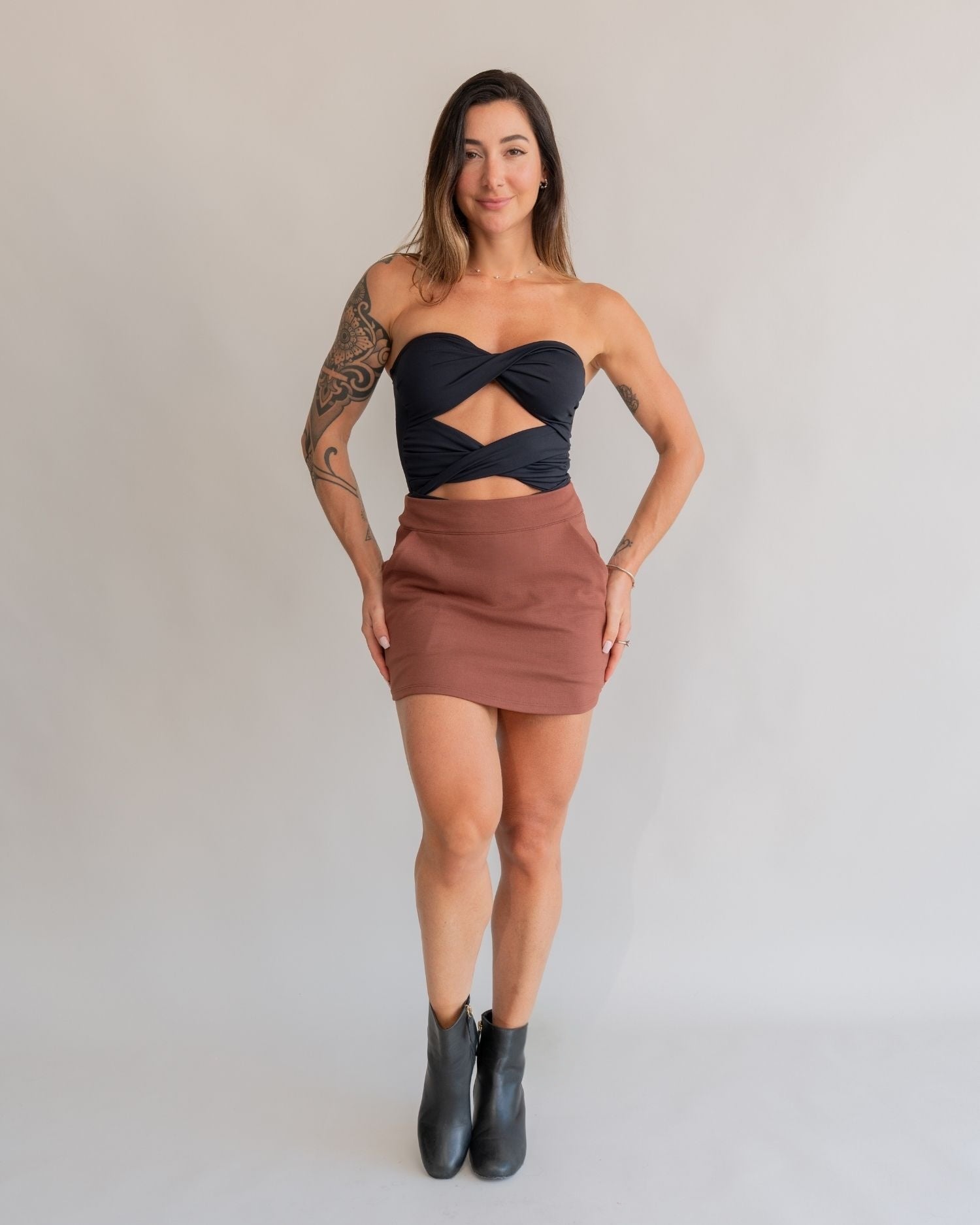 Body Recortes Preto