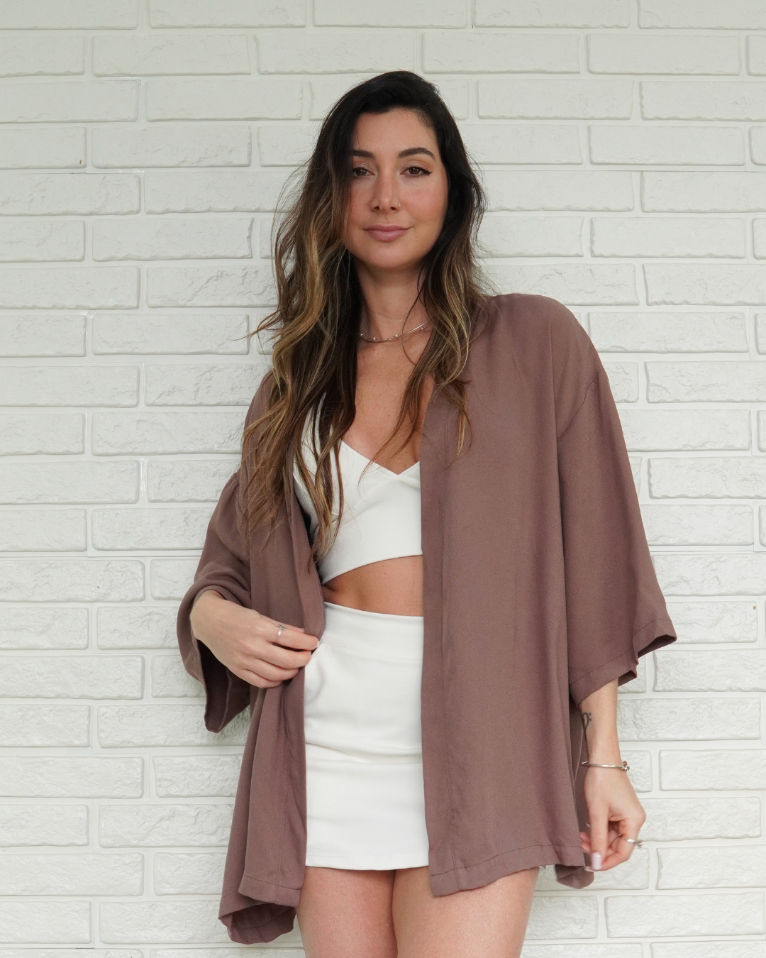 Kimono Marrom