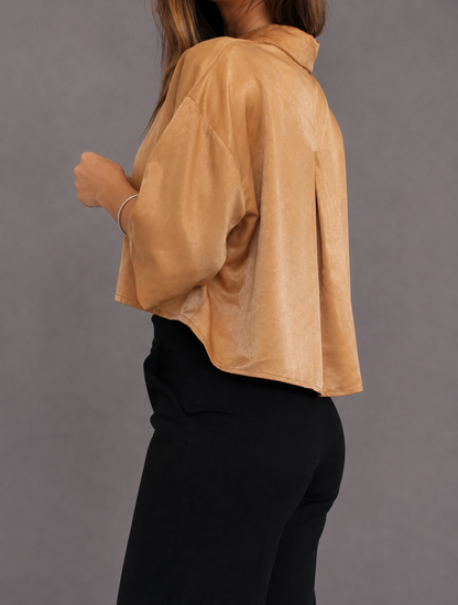 Camisa Acetinada Gold