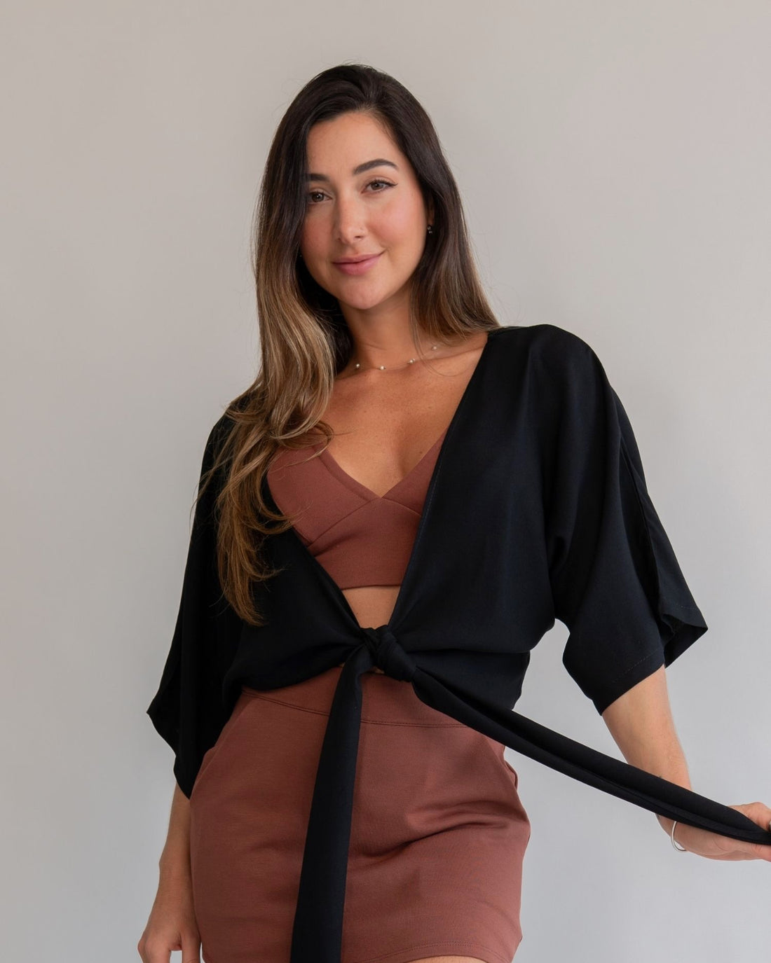 Camisa Amarração Preta