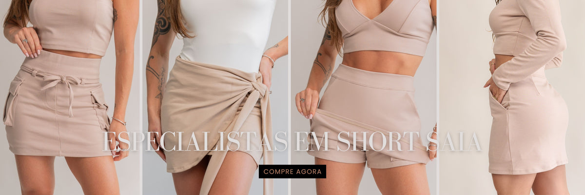 Especialistas em short saia