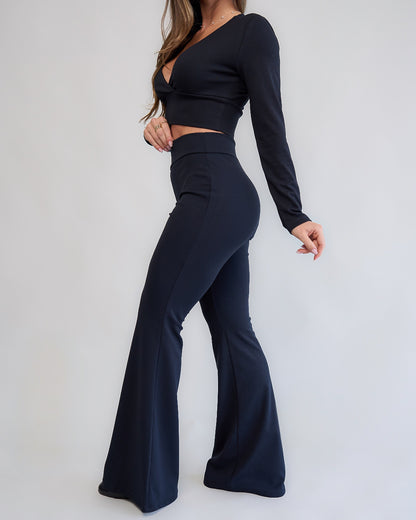 Calça Flare Bliss Preta