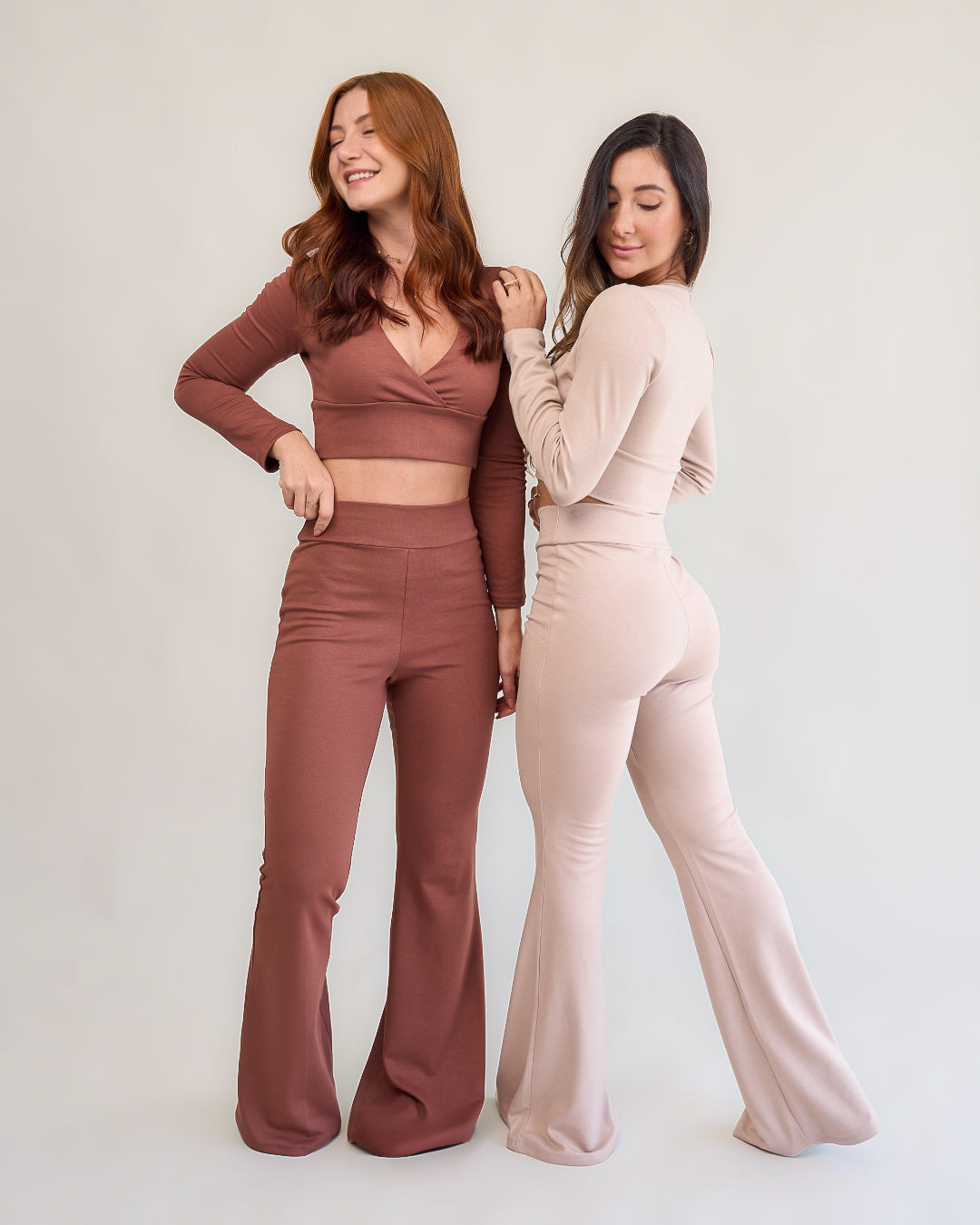 Calça Flare Bliss Marrom