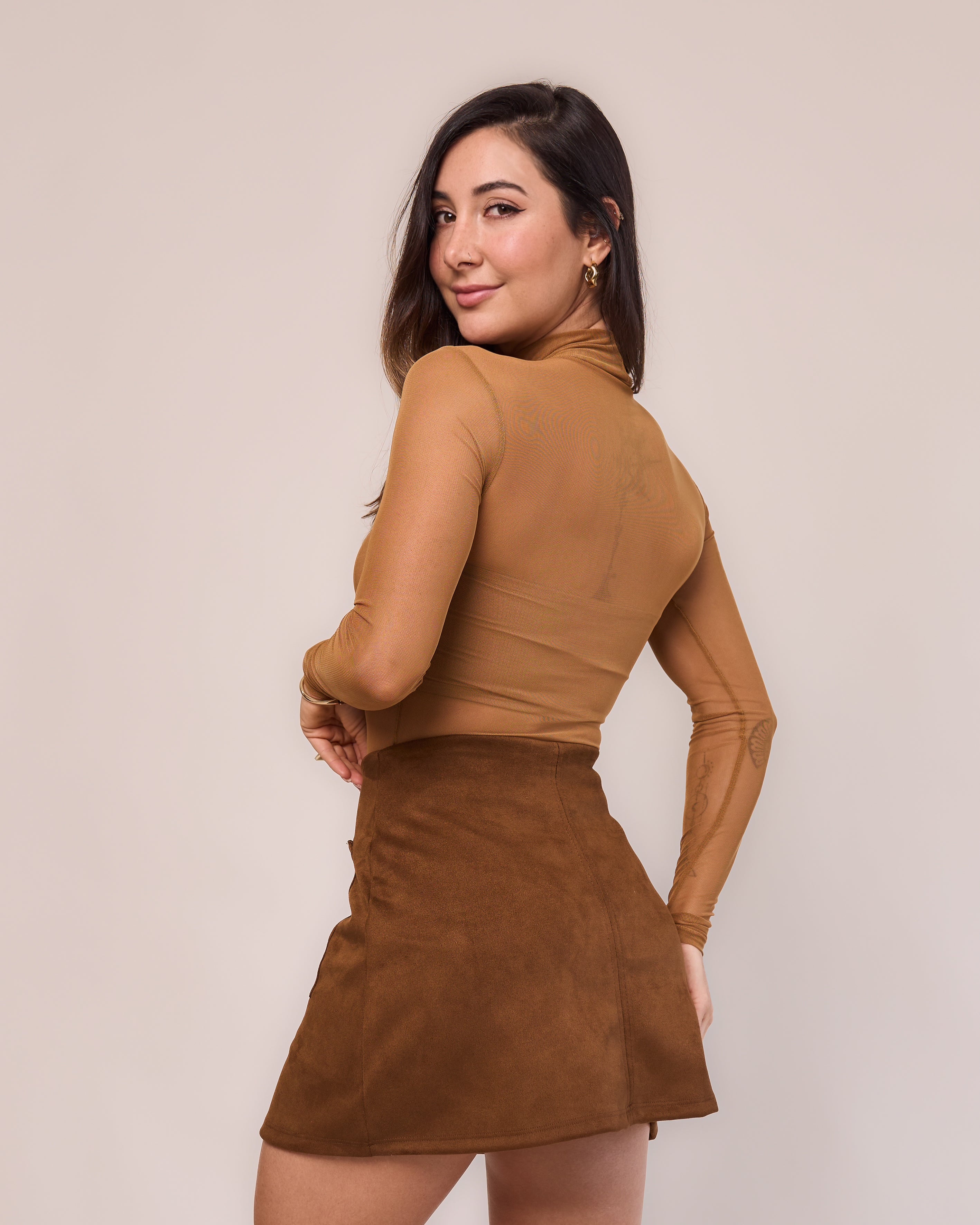 Body Tule Capuccino