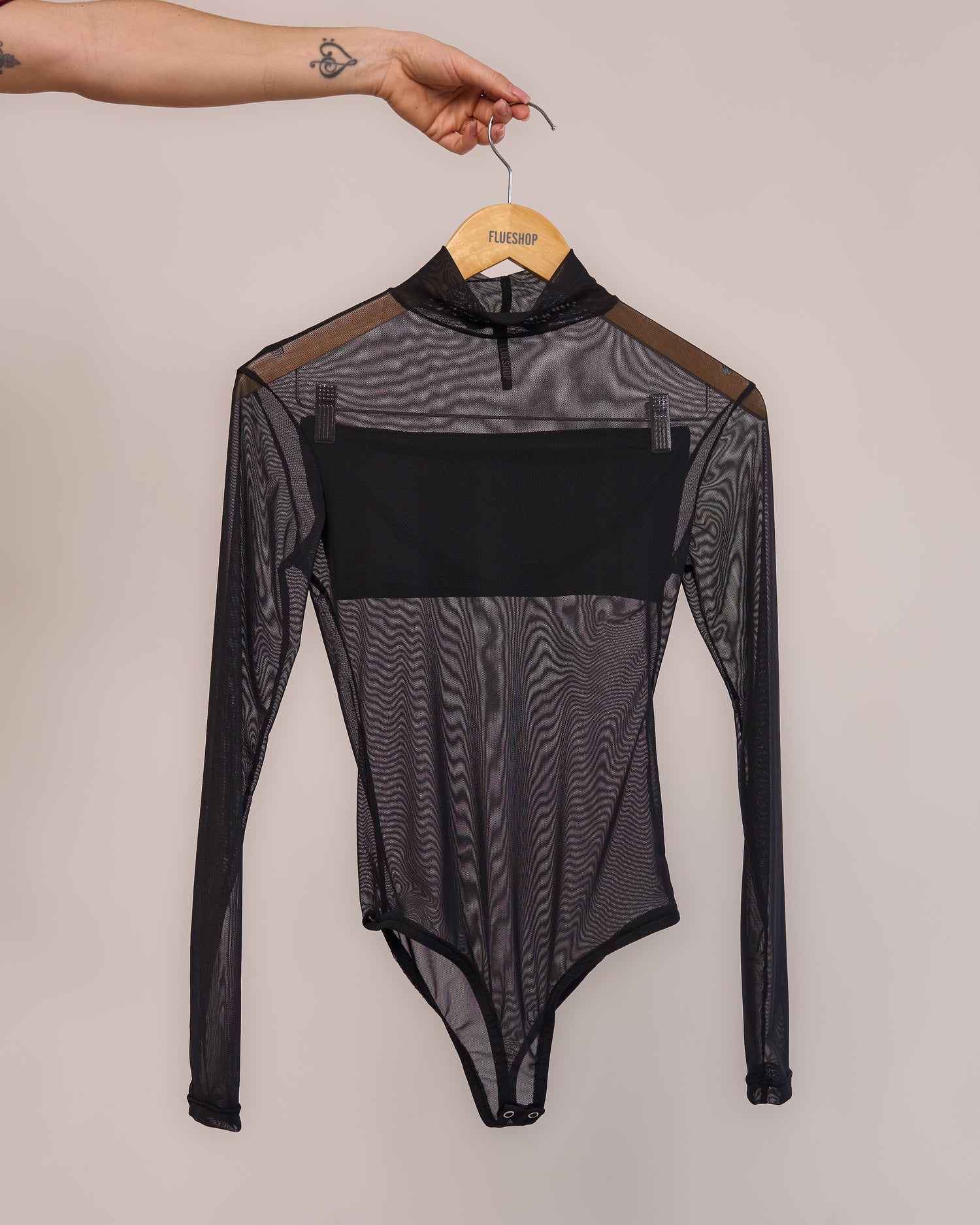 Body Tule Preto