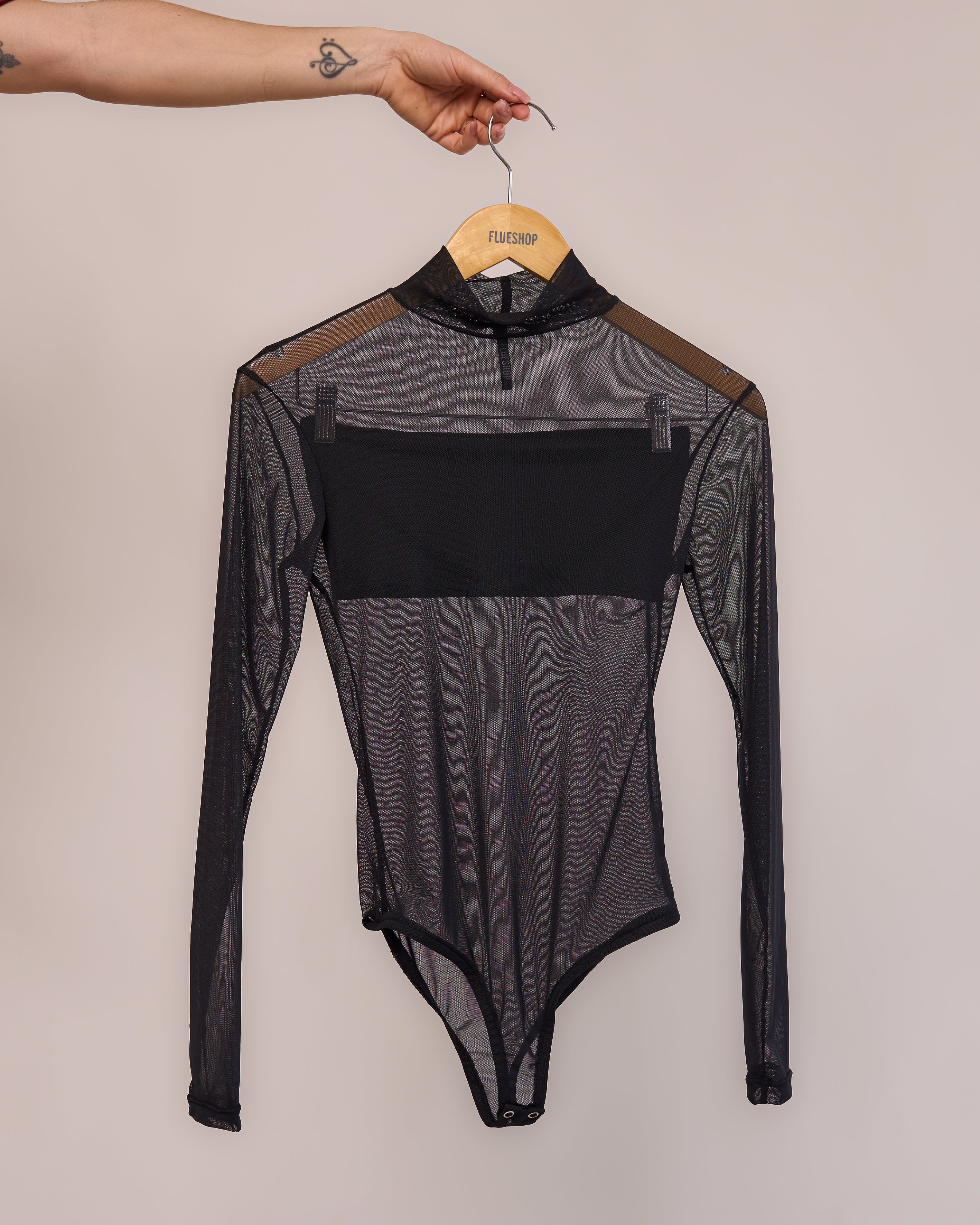 Body Tule Preto