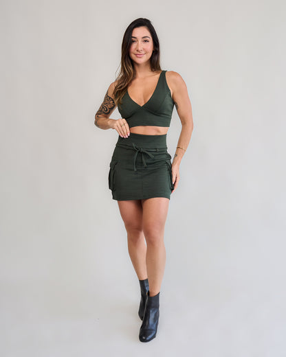 Top Bliss Verde Militar