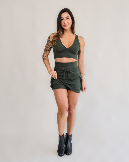 Top Bliss Verde Militar