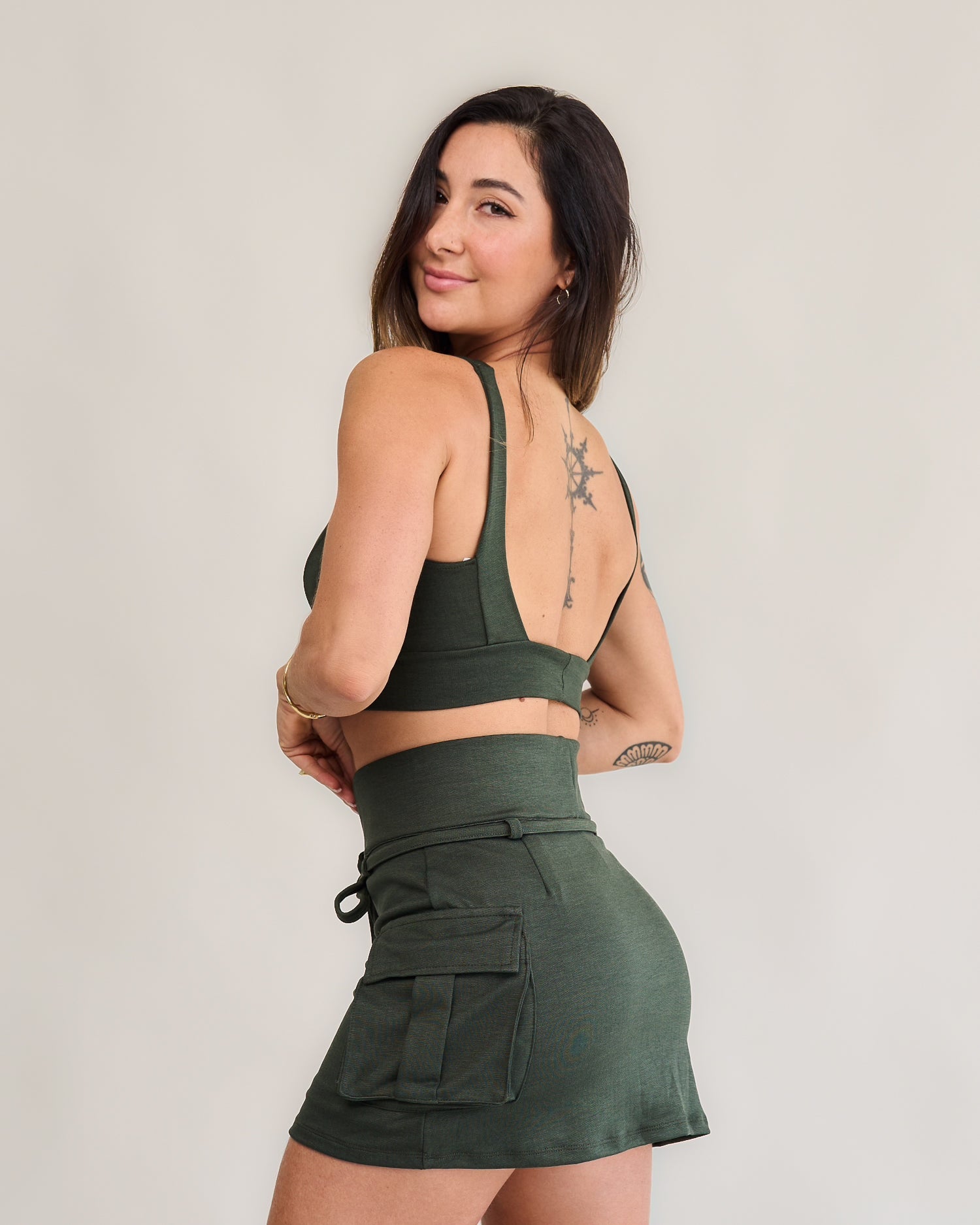Top Bliss Verde Militar