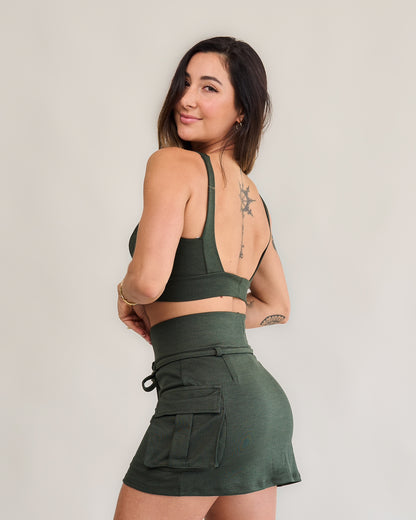 Top Bliss Verde Militar
