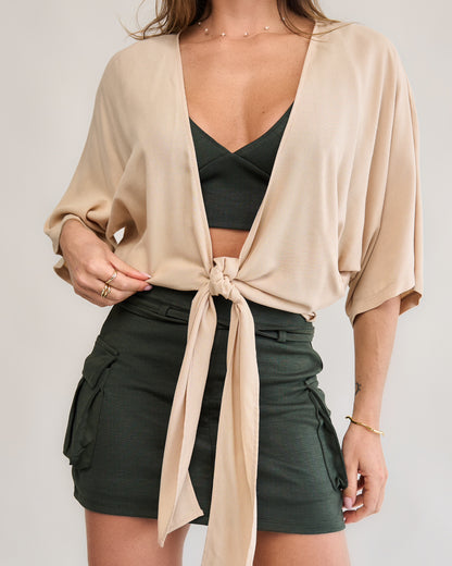 Top Bliss Verde Militar