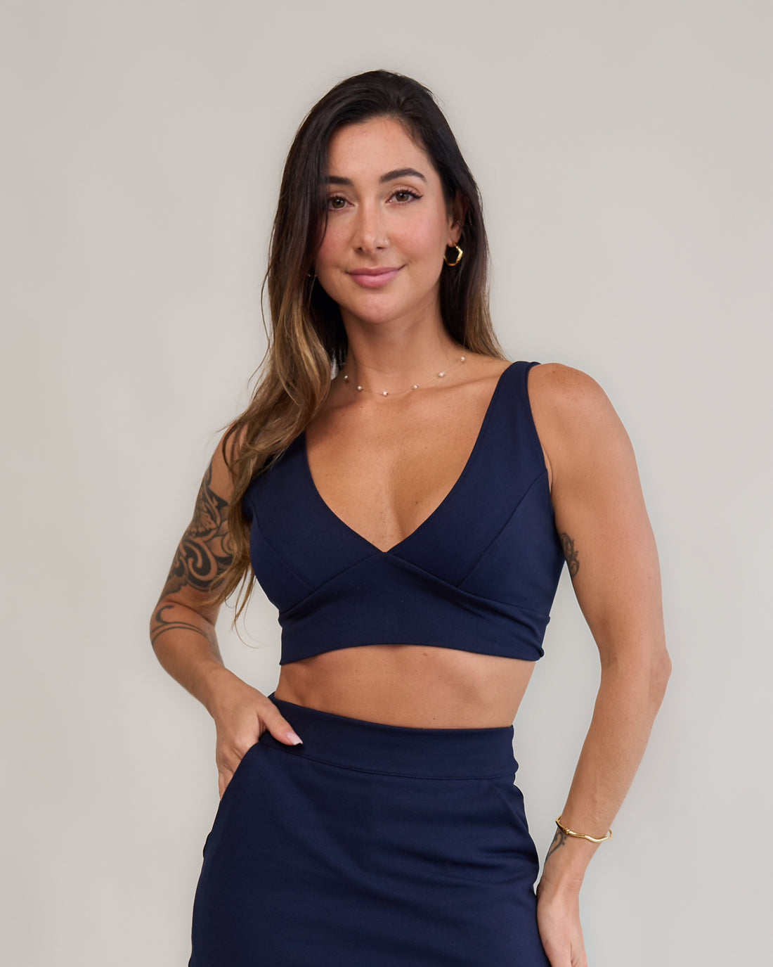 Top Bliss Azul Marinho